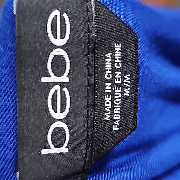 Bebe Beautiful Mini Dress With Sheer  Print Design | Size M - Picture 5 of 6